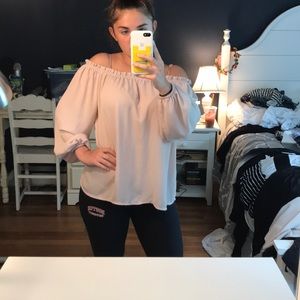 Off the shoulder blouse